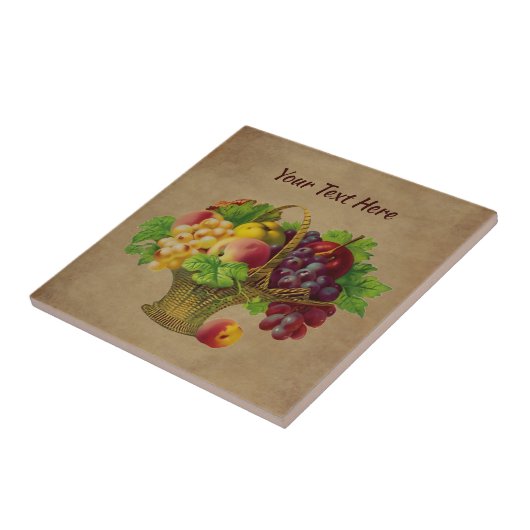 フルーツバスケットヴィンテージアパーソナライズされたート タイル (側面)