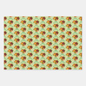 フルーツバスケットヴィンテージアートパーソナライズされた ラッピングペーパーシート (正面2)