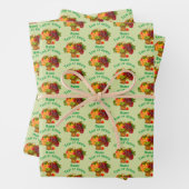 フルーツバスケットヴィンテージアートパーソナライズされた ラッピングペーパーシート (インサイチュ)