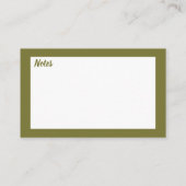 フルーツバナナイエローカイトサンキューカード  名刺 (裏面)