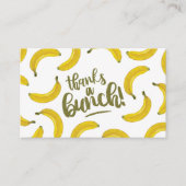 フルーツバナナイエローカイトサンキューカード  名刺 (正面)