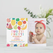 フルーツバースデーパーティー2 Tutti写真 招待状 (スタンド正面)