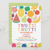 フルーツバースデーパーティー2nd Tutti 招待状 (正面/裏面)