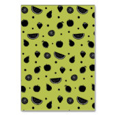 フルーツパおもしろいンナシ教室バレンタインカード テーブルナンバー (裏面)