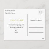 フルーツパおもしろいンパーフェクトナシバレンタインハガキ シーズンポストカード (裏面)