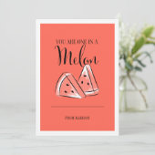 フルーツパおもしろいンメロンバレンタインカード シーズンカード (スタンド正面)