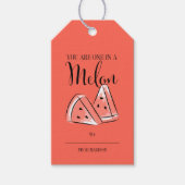 フルーツパおもしろいンメロンバレンタインギフトラベル ギフトタグ (正面)