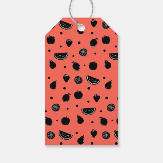 フルーツパおもしろいンメロンバレンタインギフトラベル ギフトタグ (裏面)