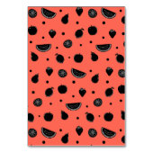 フルーツパおもしろいンメロン教室バレンタインカード テーブルナンバー (裏面)