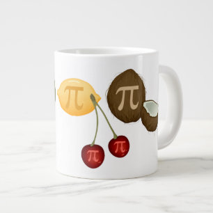 フルーツパイ、さまざまなフルーツのパイ ジャンボコーヒーマグカップ