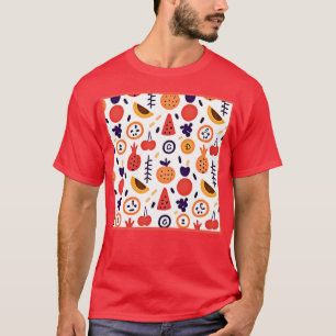フルーツパタカラフルーンアート Tシャツ