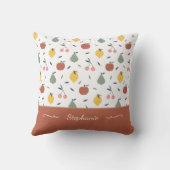 フルーツパタカラフルーン名レッド装飾用クッション クッション (裏面)