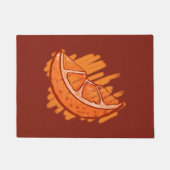 フルーツパターズブラッドオレンジギフト ドアマット (正面)