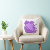 フルーツパターンブルーベリーとクリーム クッション (椅子)