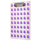 フルーツパターンブルーベリーとクリーム クリップボード (左)