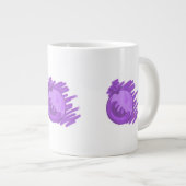 フルーツパターンブルーベリーとクリーム ジャンボコーヒーマグカップ (正面右)