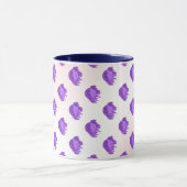 フルーツパターンブルーベリーとクリーム マグカップ (中央)
