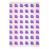 フルーツパターンブルーベリーとクリーム ミニクリップボード (裏面)