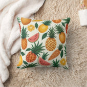 フルーツパターン枕 クッション (ブランケット)