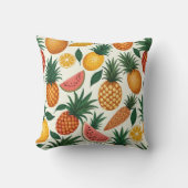 フルーツパターン枕 クッション (正面)