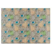 フルーツパターン カッティングボード (正面)