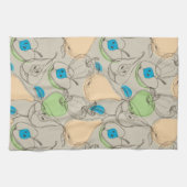 フルーツパターン キッチンタオル (横)