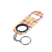 フルーツパターン キーホルダー栓抜き (裏面アングル)