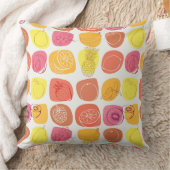 フルーツパターン クッション (ブランケット)