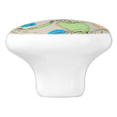 フルーツパターン セラミックノブ (側面)