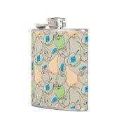 フルーツパターン フラスク (左)