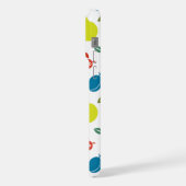 フルーツパターン，プラム，オレンジ，レモン，梨，リンゴ iPhoneケース (左側面)