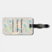 フルーツパターン ラゲッジタグ (裏面横)