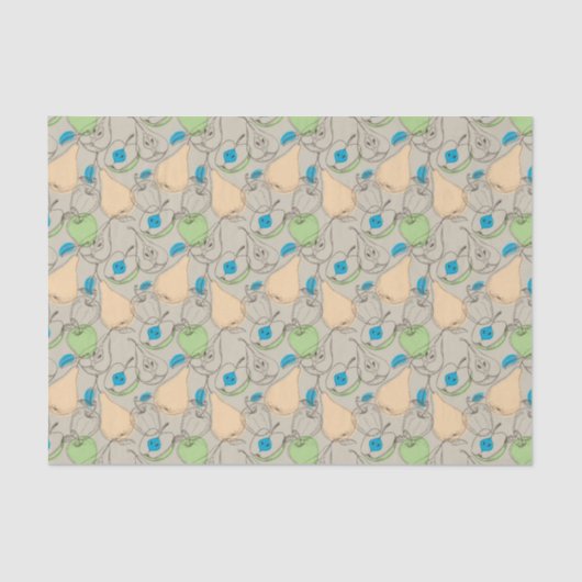 フルーツパターン 薄葉紙 (正面)