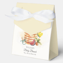 フルーツパモダンンケーキおしゃぶりブランチ赤ちゃんシャワー