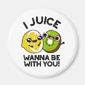 フルーツパンと一緒におもしろいいたい マグネット (正面)