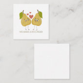 フルーツパンプリント:私たちは素敵な梨を作ります ノートカード (正面/裏面)