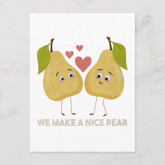 フルーツパン:素敵な梨を作る ポストカード (正面)