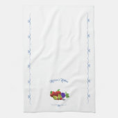 フルーツパーソナライズされたカラフルをテーマにしたキッチンタオル キッチンタオル (縦)