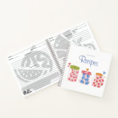 フルーツパーソナライズされたレシピ用キッチンノート ノートブック (内部)