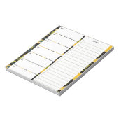 フルーツパーソナライズされた柄の食事プランナー ノートパッド (回転)