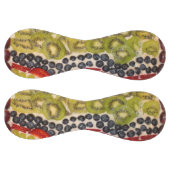 フルーツピザの食べ物写真 ソフトボール (パネル)