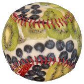 フルーツピザの食べ物写真 ソフトボール (裏面)