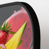 フルーツピックボールパーティー – かわいいかわいいパドルとS ピックルボールラケット (左詳細)