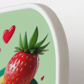 フルーツピックボールパーティー – かわいいかわいいパドルとS ピックルボールラケット (左詳細)