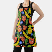 フルーツファンキーと野菜の健ユニーク康シェフ エプロン (インサイチュ)