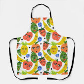 フルーツファンキーと野菜の健ユニーク康シェフ エプロン (正面)