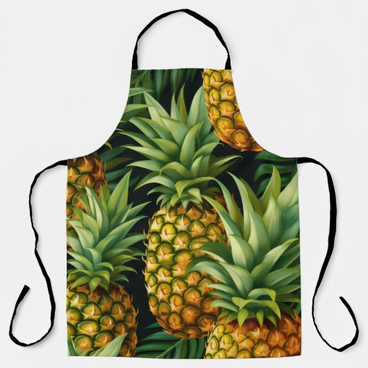 フルーツフィエスタカラフルフルーツテーマ エプロン (正面)