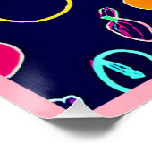 フルーツフカラフルァンタジアデザイン ポスター (コーナー)