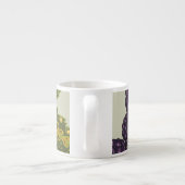 フルーツフラワークールキュートガーリーレトロフローラ エスプレッソカップ (裏面)