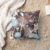 フルーツフラワークールキュートガーリーレトロフローラ クッション (ブランケット)